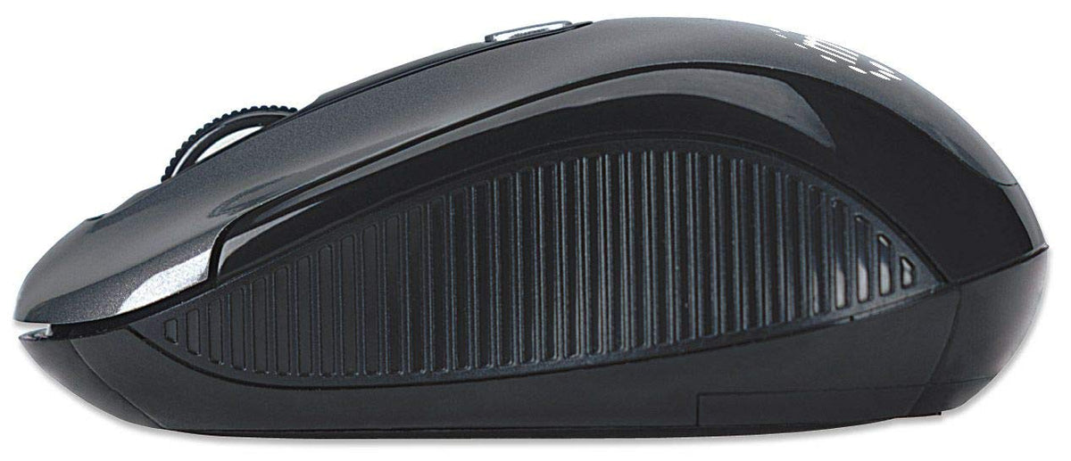 Manhattan Performance Wireless 2000 Ddi USB Optical Mouse with Four Buttons and Scroll Wheel (177795)