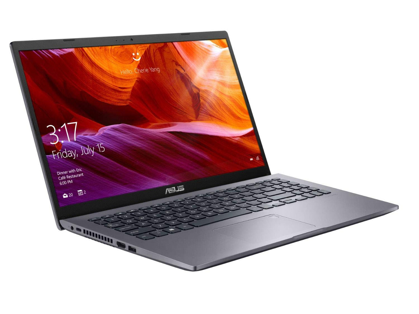 ASUS Laptop X509 15.6" Nanoedge FHD, Intel Core i5-8265U CPU, 8GB RAM, 256GB SSD, Intel UHD Graphics 620, Windows 10, X509FA-DB51