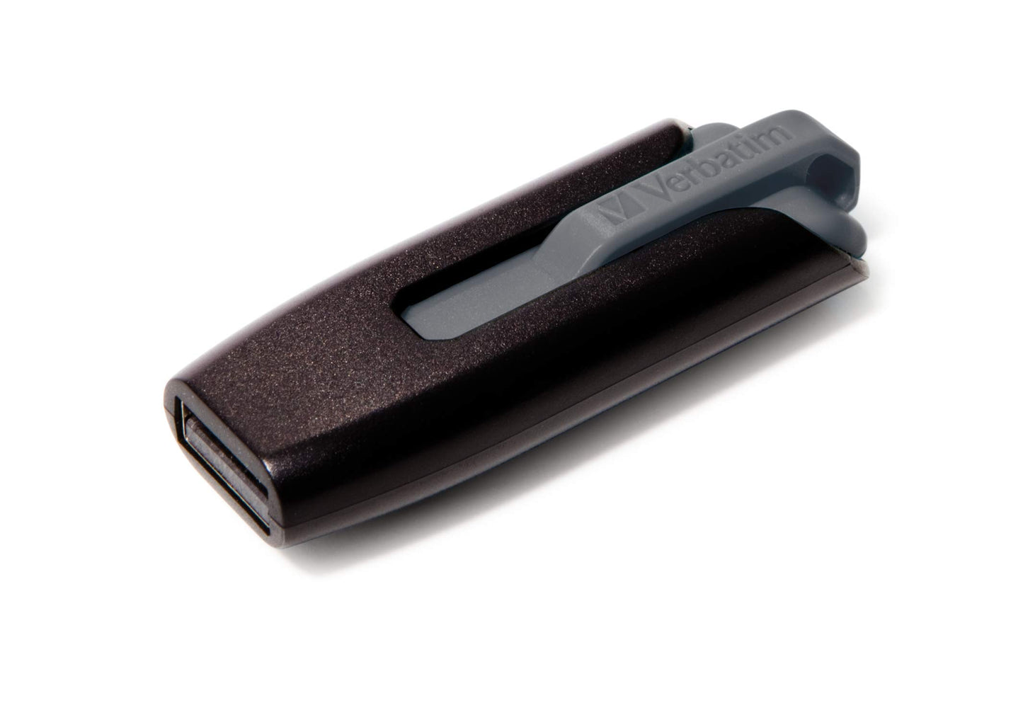 Verbatim 128GB USB 3.0 Store 'n' Go V3 Flash Drive - Cap-Less & PC/Mac Compatible - Gray