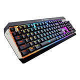 Cougar Attack X3 Mechanical Gaming Keyboard Cherry MX Brown - RGB LED Backlight - Full Macro System & N-Key Rollover for Unlimited Accuracy- Aluminium Structure