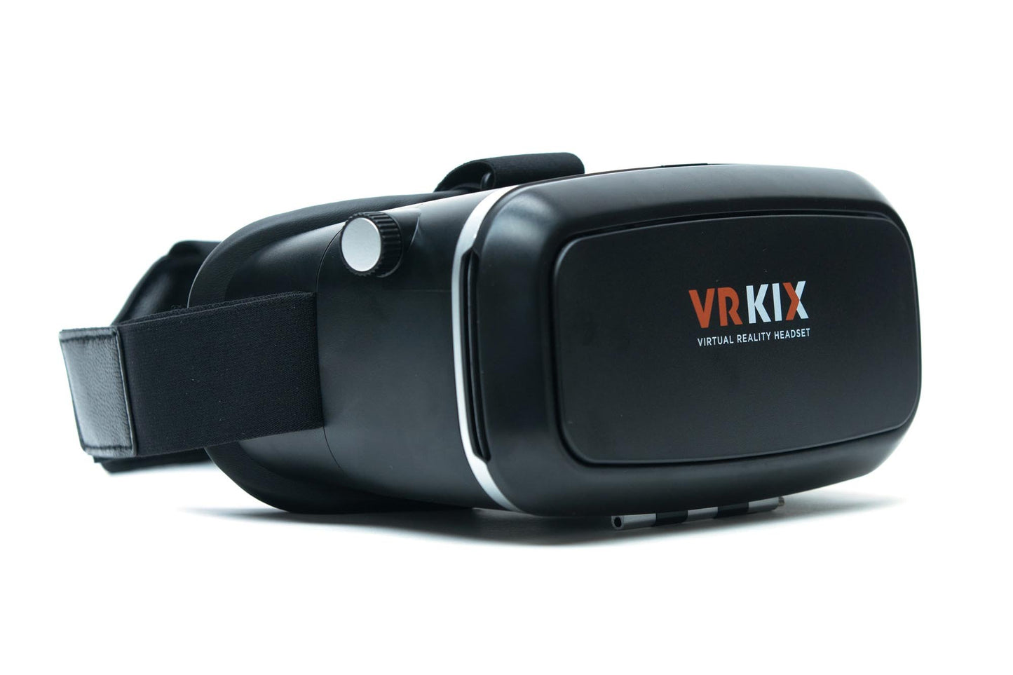 VRKiX Virtual Reality 3D Glasses, VR Headset for 360 Degree Viewing in Smartphone, Compatible with Google Cardboard app, Black