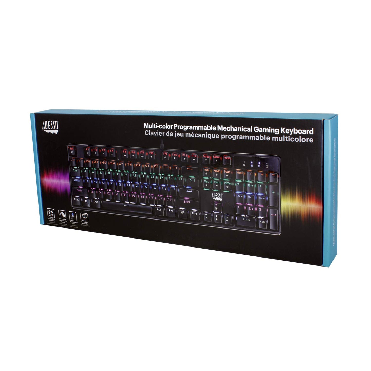 Adesso EasyTouch 640EB Multi-Color Mechanical Gaming Keyboard