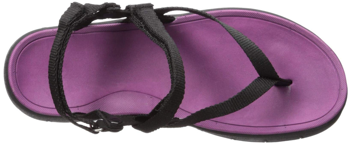 Northside Women's Sumatra Sandal, Black/Berry, 10 M US