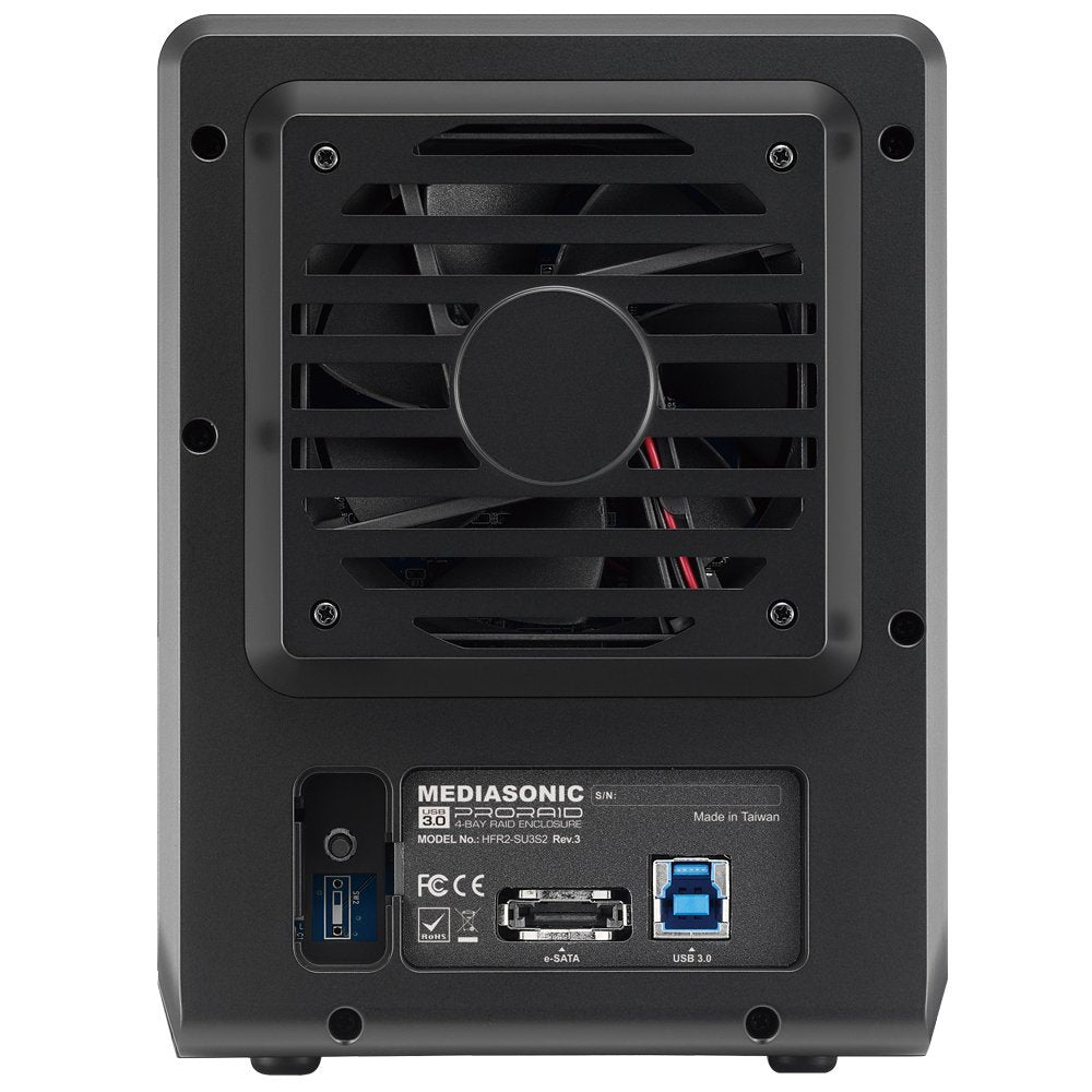 Mediasonic HFR2-SU3S2 PRORAID 4 Bay 3.5" SATA Hard Drive Enclosure - USB 3.0 & eSATA