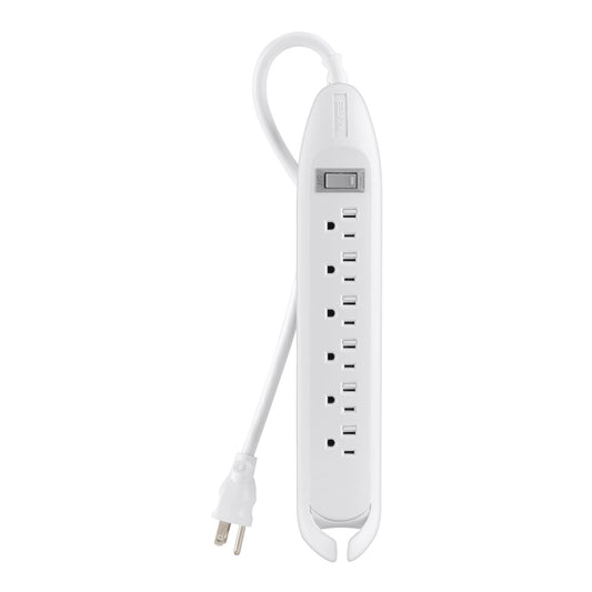 Belkin 6 Outlet Power Strip with 4ft Power Cord