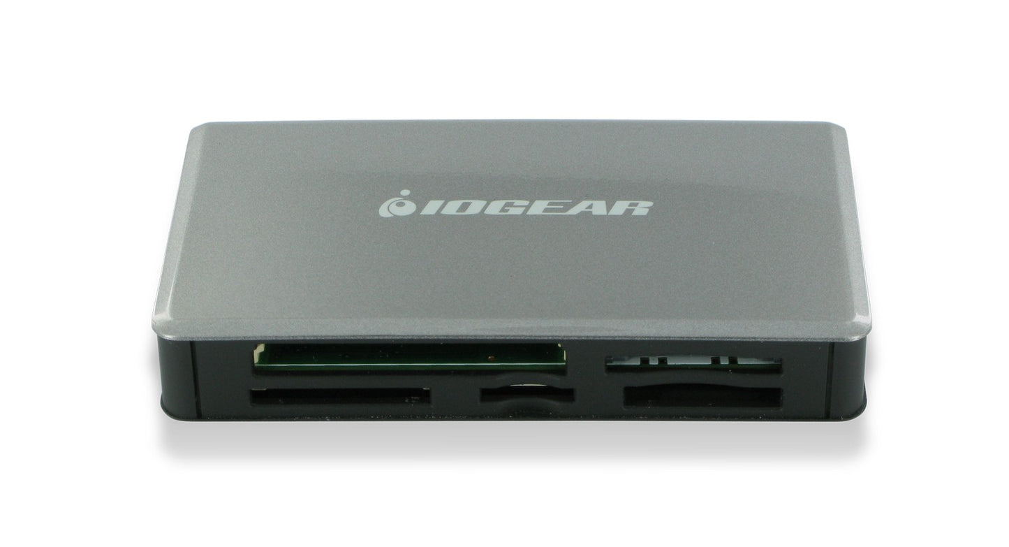 IOGEAR 56-in-1 USB 2.0 Pocket Flash Memory Card Reader/Writer GFR281 (Silver)