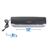 Swingline GBC Thermal Laminator Machine, Fusion 3000L, 12 Inch, 1 Min Warm-up, 3 or 5 Mil, with 30 EZUse Laminating Pouches (3381650027)