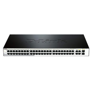 D-LINK WebSmart 48-Port 10/100 Switch with 2 Combo SFP and 2 Gigabit Ports (DES-1210-52)