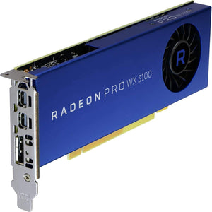 AMD Radeon Pro WX 3100 Graphic Card - 1.22 GHz Core - 4 GB GDDR5 - Half-Length - Single Slot Space Required