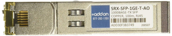 Addon-Networking RJ45 SFP Mini-GBIC Transceiver Module (SRX-SFP-1GE-T-AO)