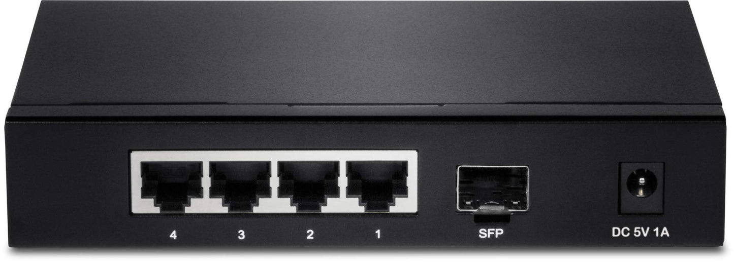 TRENDnet 4-Port Gigabit Switch with SFP Slot(TEG-S51SFP)