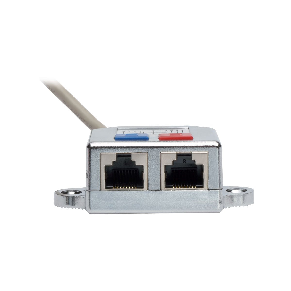 Tripp Lite 2-to-1 RJ45 Splitter Adapter Cable 10/100 Ethernet Cat5/Cat5e M/2xF 6in 6" (N035-001)
