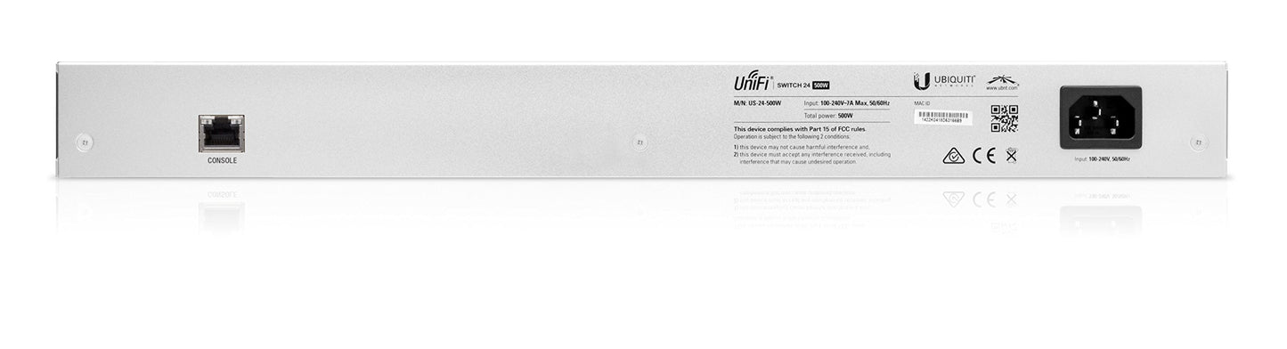 UBIQUITI Networks US-24-500W UniFi 24 Ports Switch, White