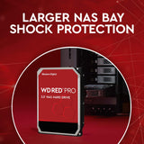 WD Red Pro 6TB NAS Internal Hard Drive - 7200 RPM Class, SATA 6 Gb/s, 256 MB Cache, 3.5" - WD6003FFBX