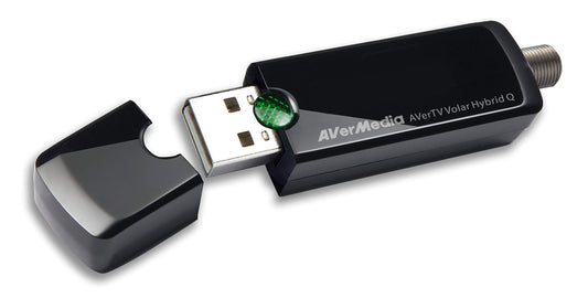 AVerMedia AVerTV Volar Hybrid Q, USB TV Tuner, ATSC, Clear QAM HDTV & FM Radio, Supports Windows & Android TV 7.0 or above (H837)