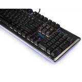EBLUE Mazer Mechanical Gaming Keyboard - Led Backlit - Computer PC & MAC Pro Gamers - 12 Multimedia Shortcut Keys