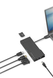 VisionTek VT100 Universal USB 3.0 Portable Dock (HDMI, VGA, Ethernet, SD/microSD and USB 3.0 Port for PC, MAC, Chrome OS) - 901200