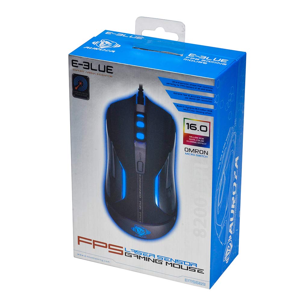 E-Blue EMS669MGAA-IU Auroza Fps 8200DPI Gaming Mouse