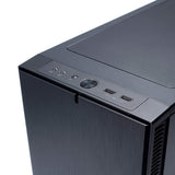 Fractal Design Define C No Power Supply MicroATX Case, Black (FD-CA-DEF-C-BK)