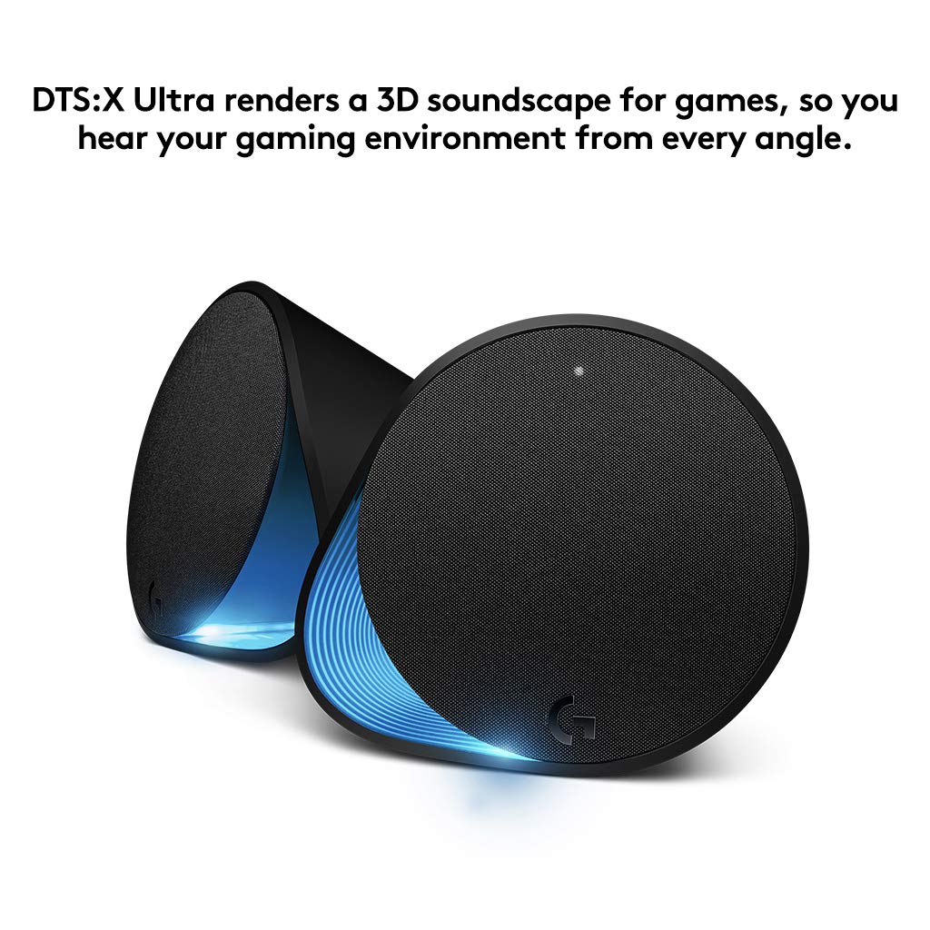 Logitech 980-001300 G560 LIGHTSYNC PC Gaming Speakers with Game Driven RGB Lighting