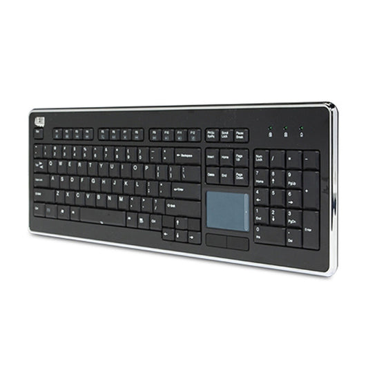 Adesso AKB-440UB - SlimTouch 440 Desktop Touchpad Wired Keyboard - Black