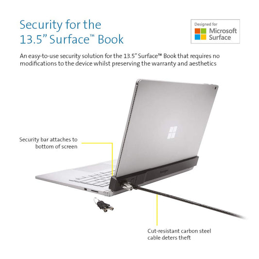 Kensington Surface Book Lock - for Surface Book 1 & 2 (K64821WW)