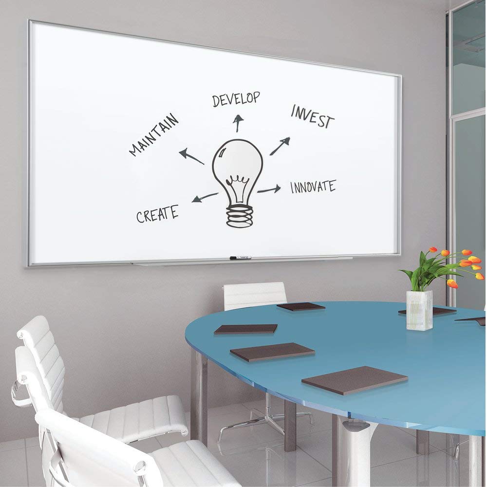 Quartet Whiteboard/Dry Erase Board, Magnetic, 3-Feetx2-Feet, Fusion Nano-Clean, Silver Aluminum Frame (NA3624F)