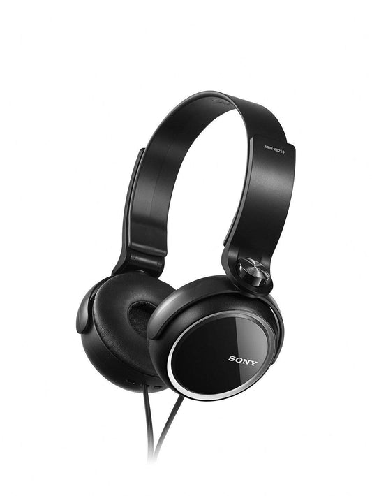 Refurbished Sony MDR-XB250 Extra Bass Headphones Black
