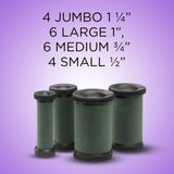 Infiniti Pro by Conair Instant Heat 20 Ceramic Flocked Rollers