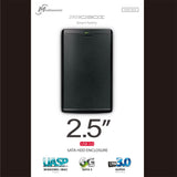 Mediasonic USB 3.0 2.5" SATA SSD / Hard Drive Enclosure (9.5mm and 7mm) Aluminum Body - USB 3.0 SuperSpeed - Support UASP and SATA 3 6.0Gbps HDD Transfer Speed (HDK-SU3)