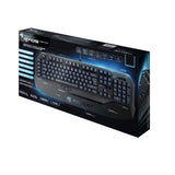 ROCCAT ROC-12-851-BK RYOS MK Pro Mechanical Gaming Keyboard with Per-Key Illumination, Black Cherry MX Key Switch