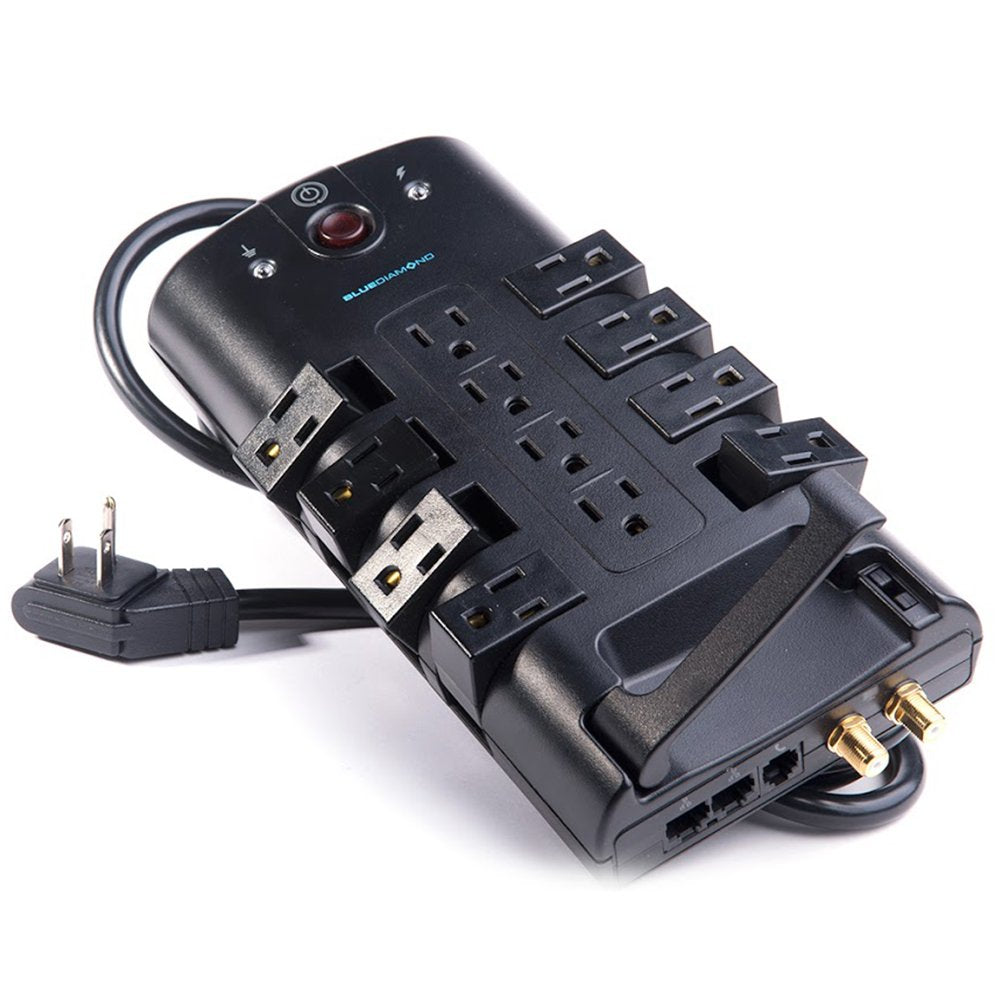 Blue Diamond 34606 12-Rotating Outlets Surge Protector,