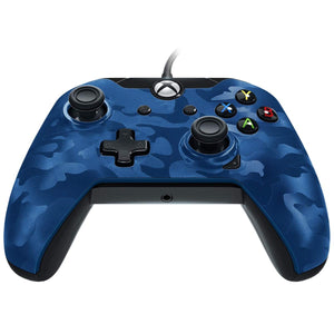PDP Wired Controller for Xbox One - Blue Camo - Xbox One