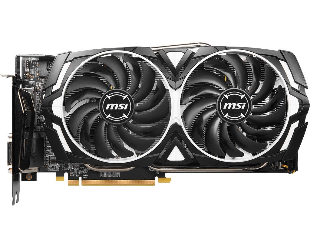 MSI Gaming Radeon Rx 580 256-bit 8GB GDRR5 HDMI/DP DirectX 12 VR Ready Dual Fan Crossfire Freesync Graphics Card (RX 580 Armor X)