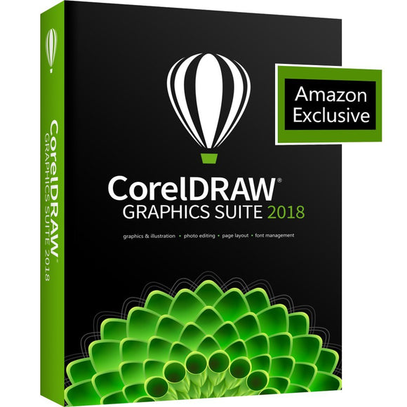 CorelDRAW Graphics Suite 2018 with ParticleShop Brush Pack for PC - Amazon Exclusive