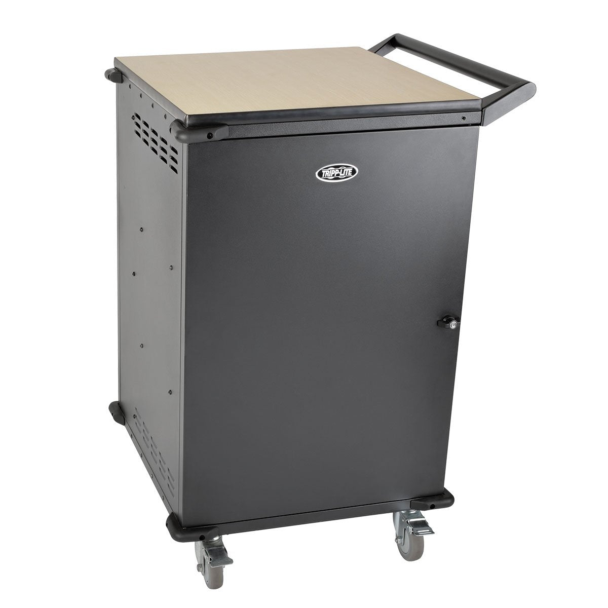 Tripp Lite CSC36AC 36-Port AC Charging Cart Storage Station for Chromebooks, Laptops, Tablets, Black