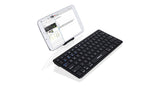 IOGEAR Slim Multi-Device Bluetooth Keyboard with Adjustable Stand for Smartphones and Tablets