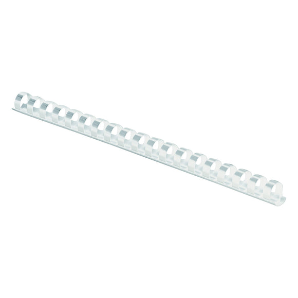 Fellowes Plastic Comb Bindings, 0.3-Inch, 55-Sheet Capacity, 100-Pack, White (52371)