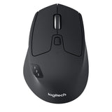 Logitech M720 Triathalon Multi-Device Wireless Mouse - Easily Move Text, Images and Files Between 3 Windows and Apple Mac Computers Paired with Bluetooth or USB, Hyper-Fast Scrolling, Black