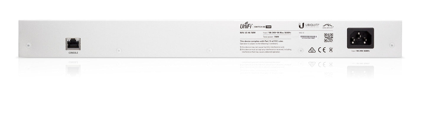 Ubiquiti UniFi Switch - 48 Ports Managed (US-48-750W)