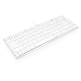 Macally 30 Pin Wired Keyboard for iPad 3/2/1, iPhone 4s/4/3G/3, and iPod Touch (iKey30)