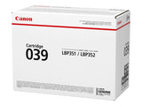 Canon Genuine Toner, Cartridge 039 Black (0287C001), 1 Pack, for Canon imageCLASS LBP352dn, LBP351dn Laser Printers
