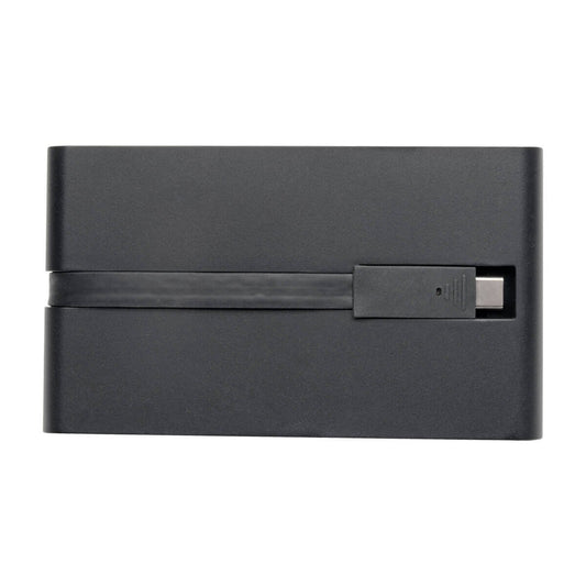 Tripp Lite USB C Docking Station HDMI VGA GbE PD Charging 3.0 USB Hub 4K at 30Hz Thunderbolt 3 Black