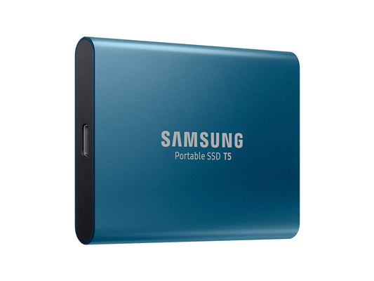 Samsung Portable 250GB SSD T5 (MU-PA250B/AM) Alluring Blue