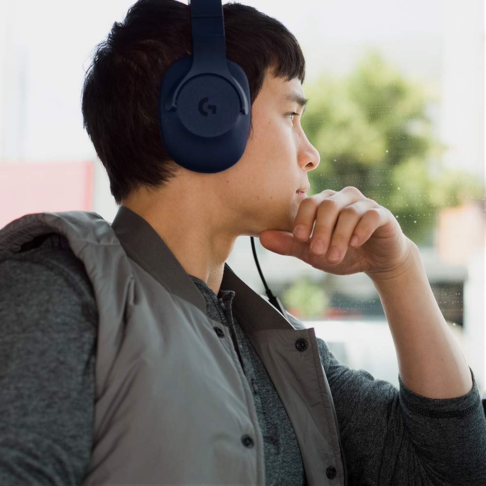 Logitech G433 7.1 Wired Surround Gaming Headset for PC, PS4, PS4 PRO, Xbox One, Xbox One S, Nintendo Switch, Blue (981-000681)