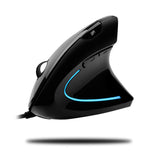 Adesso Vertical Ergonomic Illuminated Optical 6-Button USB Mouse - Right Hand Orientation (iMouseE1)