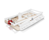 Aluratek Adjustable Ergonomic Standing Desk, Supports MacBook Pro, MacBook Air, Chromebook, Ultrabook, Netbooks, Tablets, Surface, and All laptops up to 17 inches (ASD17F)