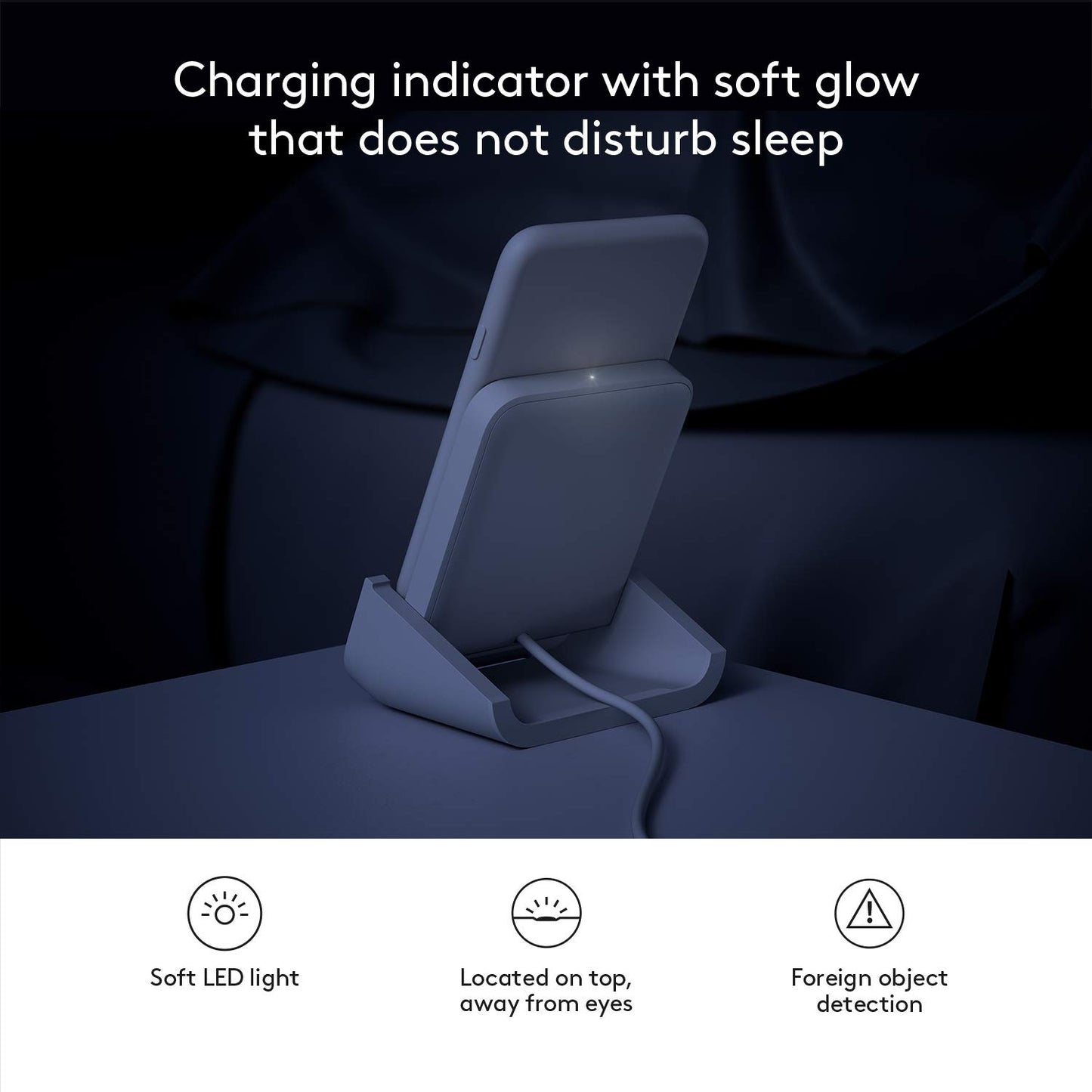 Refurbished Logitech Powered Wireless Charging Stand for iPhone 8, 8 Plus, X, XS, XS Max and XR