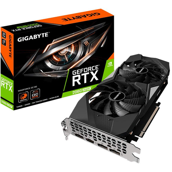 Gigabyte GeForce RTX 2060 Super Windforce OC 8G Graphics Card, 2X Windforce Fans, 8GB 256-Bit GDDR6, Gv-N206SWF2OC-8GD Rev 2.0 Video Card