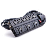 Blue Diamond 1984 9-Outlets; 10' Surge Protector-Child Safe Covers